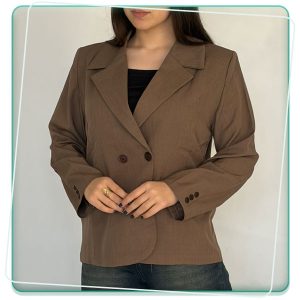 کت تک زنانه یقه انگلیسی